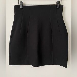 & Other Stories Skirt Women’s 6 Black Mini Pleated Academia